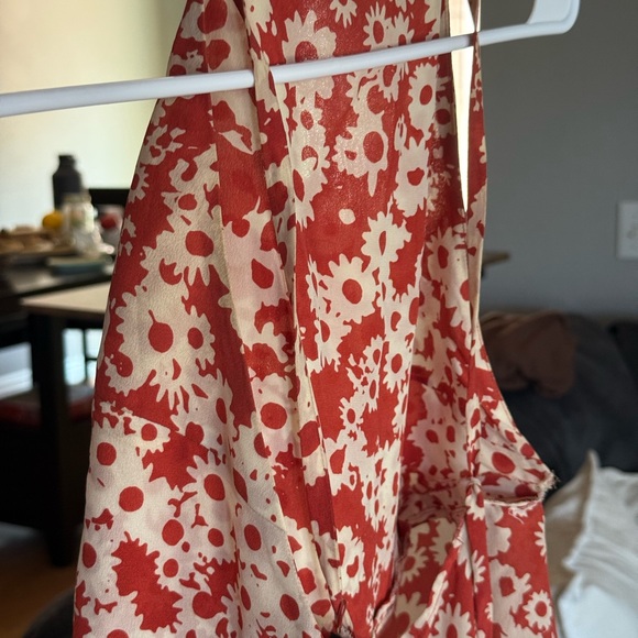 Realisation Par Silk Orange Floral dress. - Picture 16 of 16